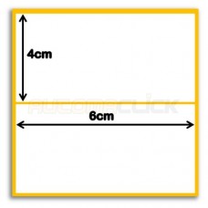 Etiquetas de Papel Térmico 60mm x 40mm